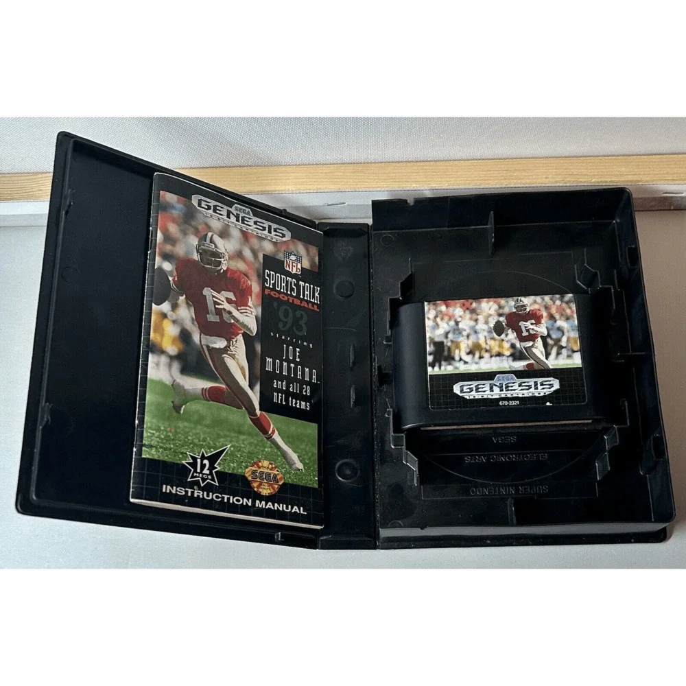 NFL Sports Talk Football '93 Starring Joe Montana (Sega Genesis, 1992) CIB